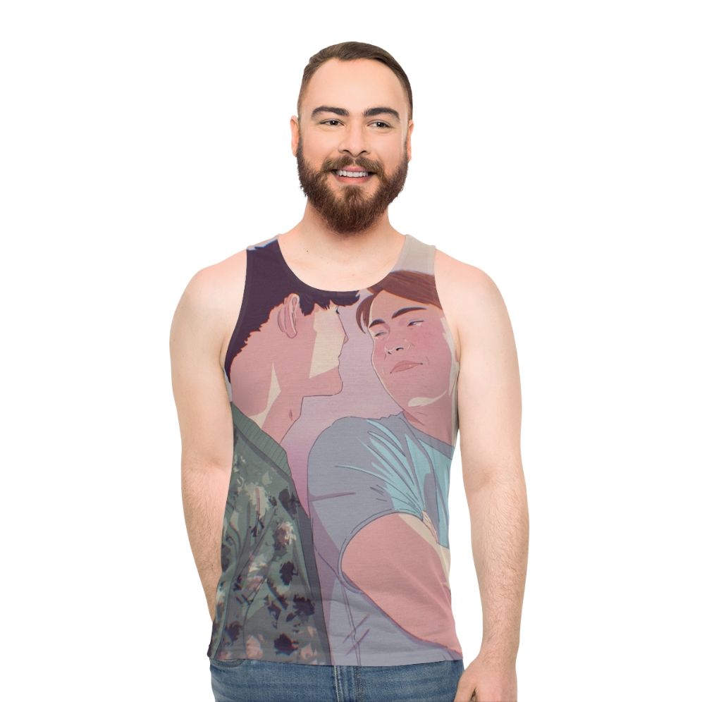 Heartstopper Charlie and Nick Unisex Tank Top - men