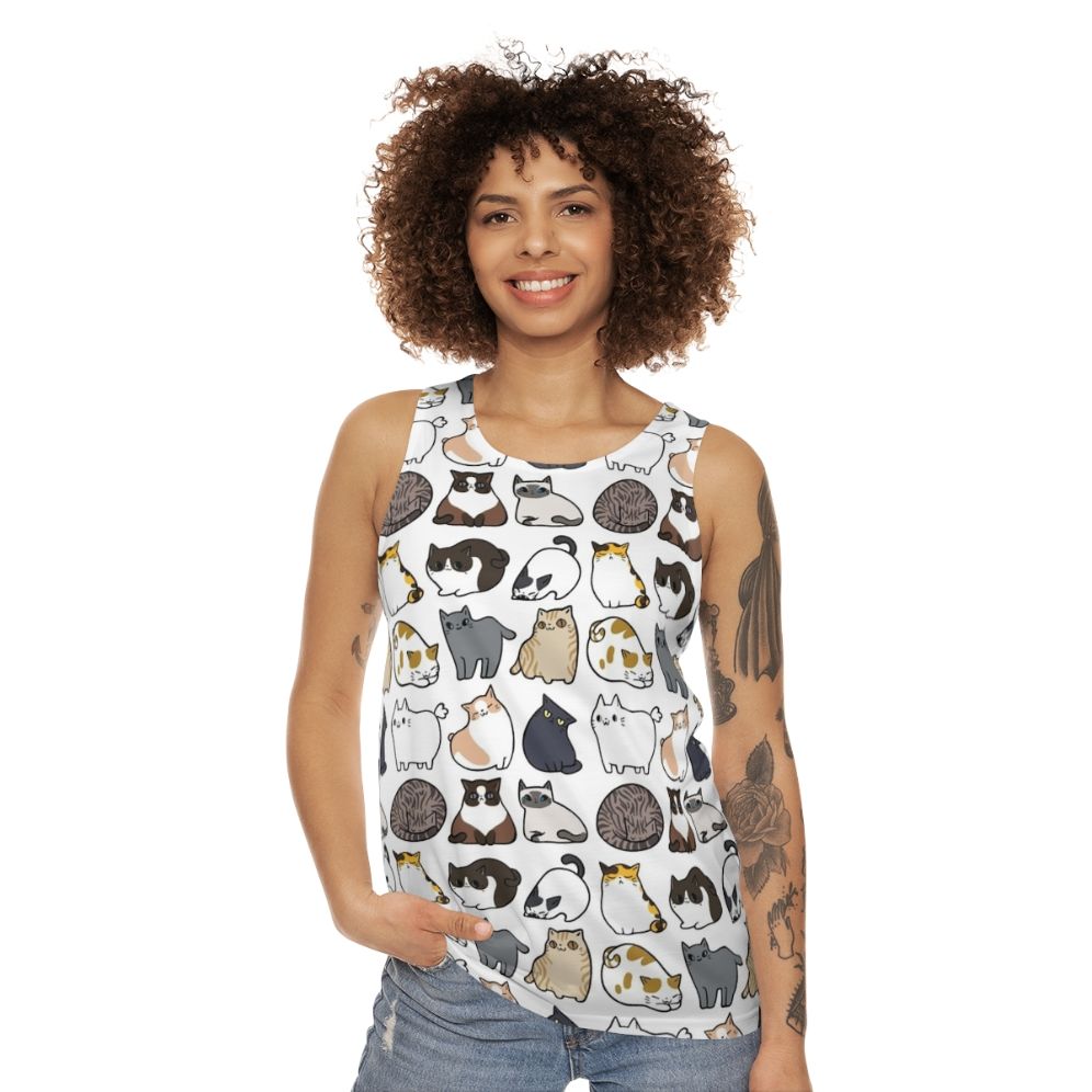 Unisex Cats Tank Top - women