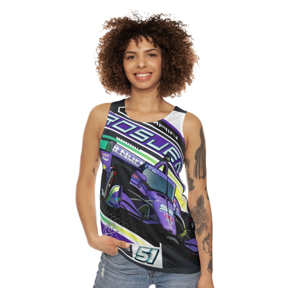 Romain Grosjean Indycar 51 Unisex Tank Top - women