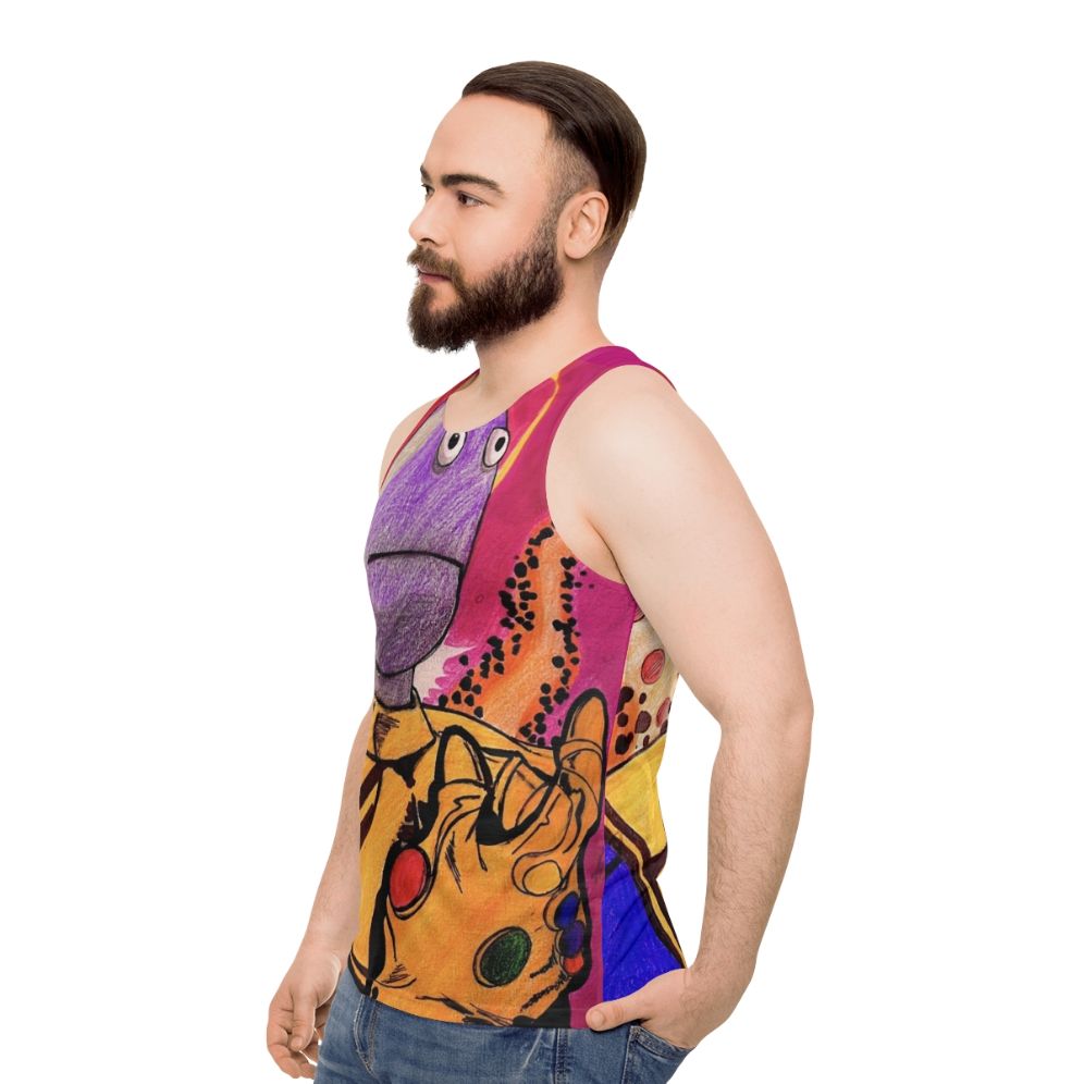 Randy Feltface Unisex Comedy Tank Top - men side