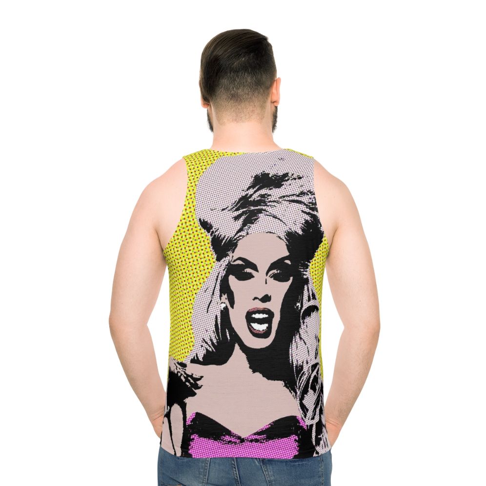 Alaska pop art unisex tank top - men back