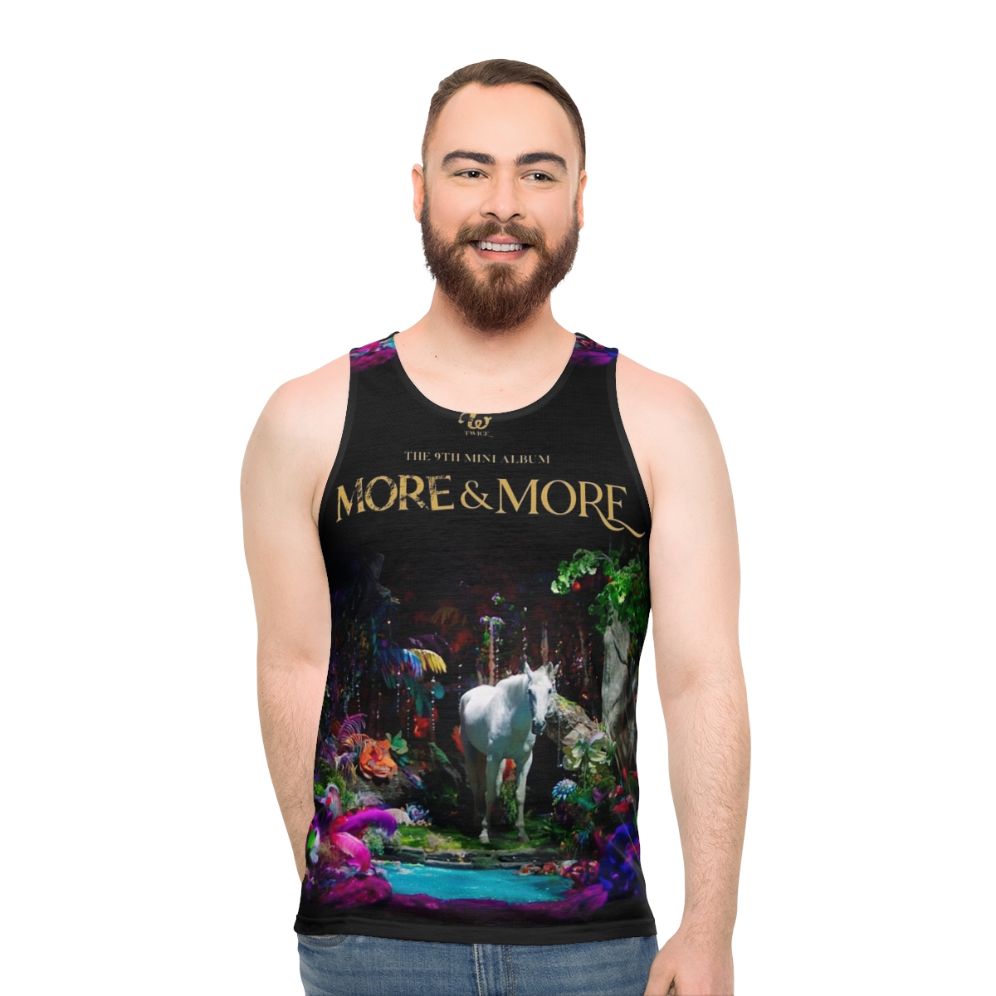 Twice More More Unisex Kpop Tank Top - men