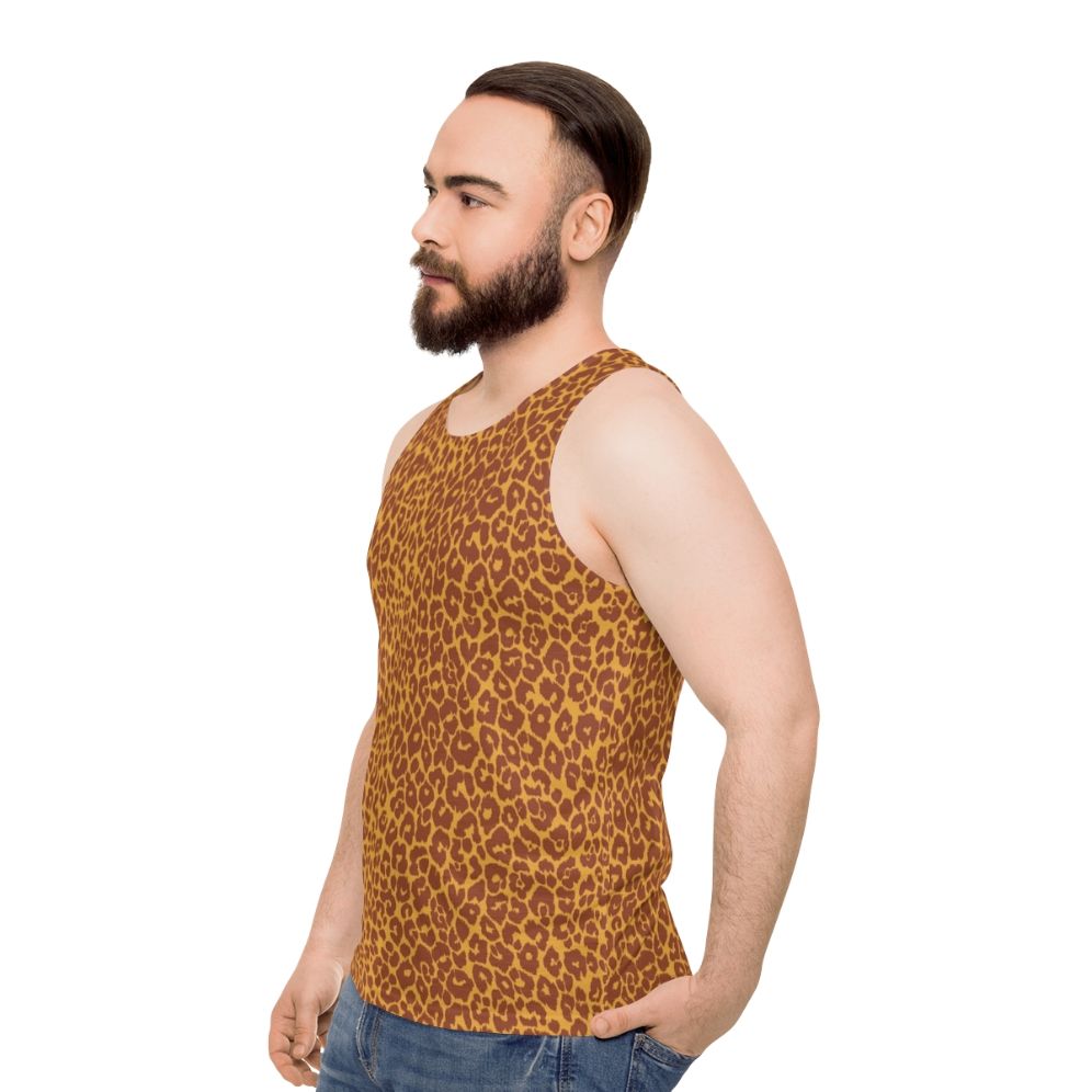 Leopard Spots Unisex Tank Top - men side