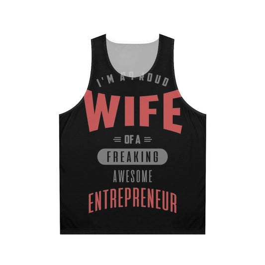 Entrepreneur Unisex Tank Top with Motivational and Inspirational Design