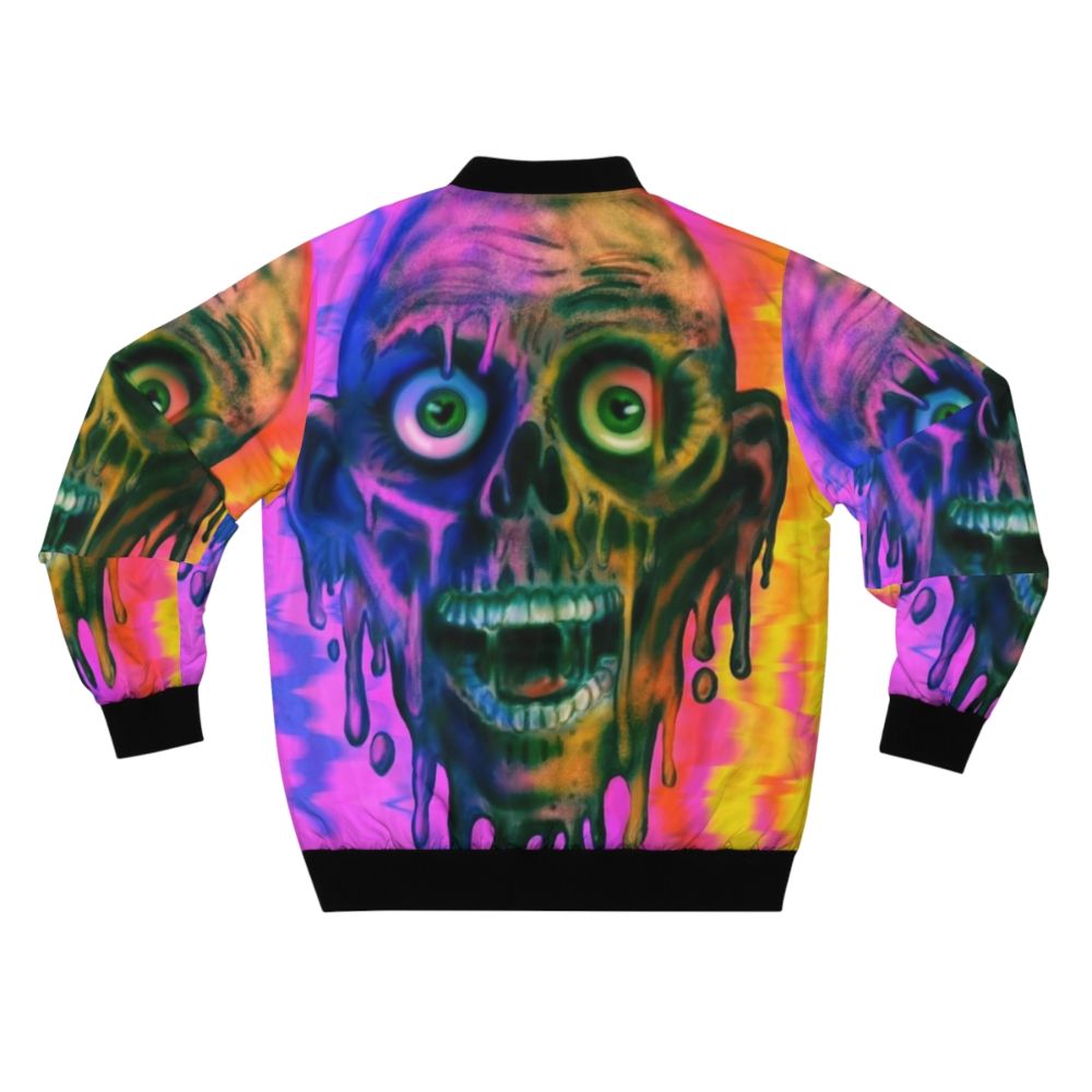 Tar Man Horror Zombie Bomber Jacket - Back