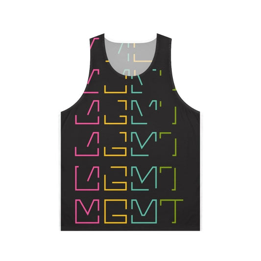 MGMT Unisex Tank Top with Indie Rock Band Artwork