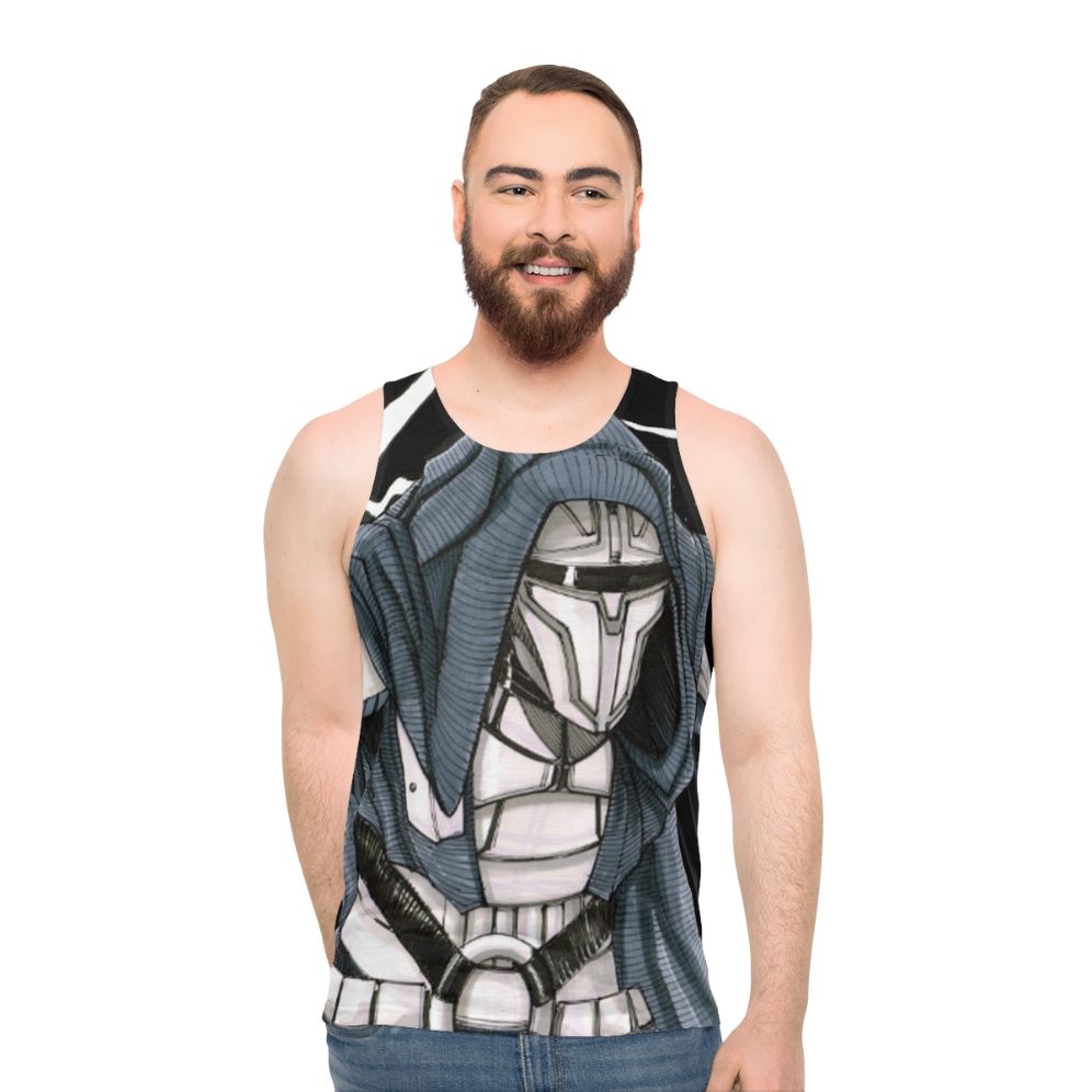 Darth Revan unisex star wars tank top - men