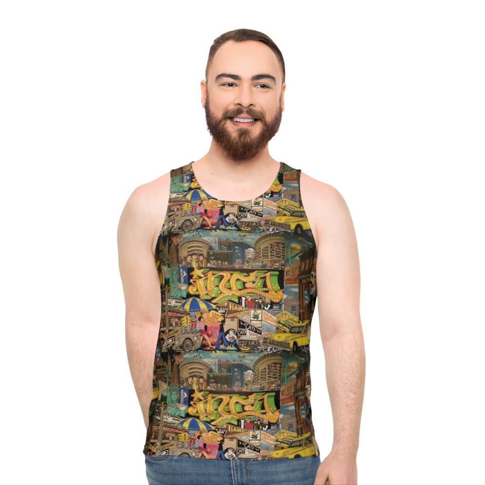 Unisex "I Love NY" Graphic Tank Top - men