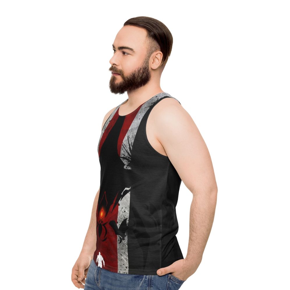 Commander Shepard Mass Effect Unisex Tank Top - men side