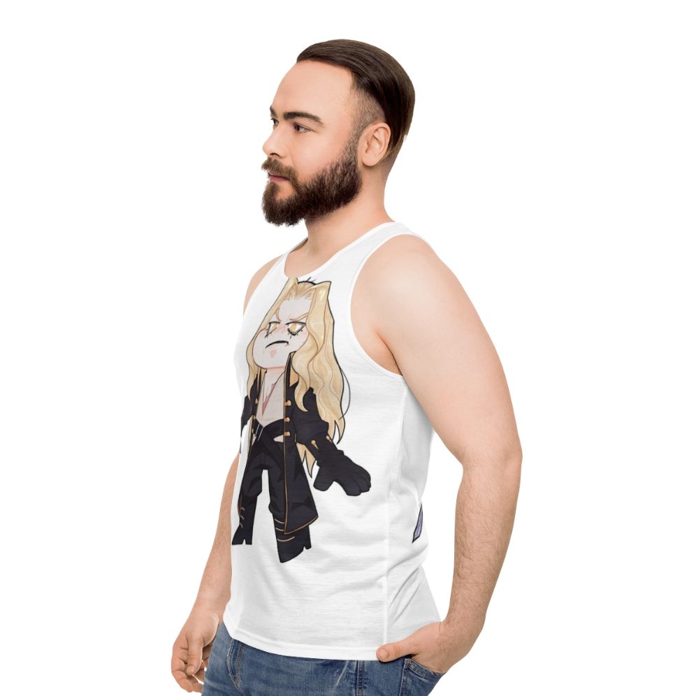 Castlevania Alucard Chibi Unisex Tank Top - men side