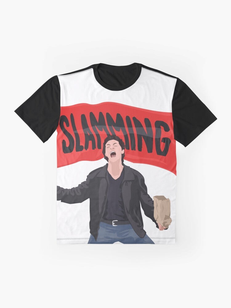 Ethan Bradberry Slamming Graphic T-Shirt - Flat lay