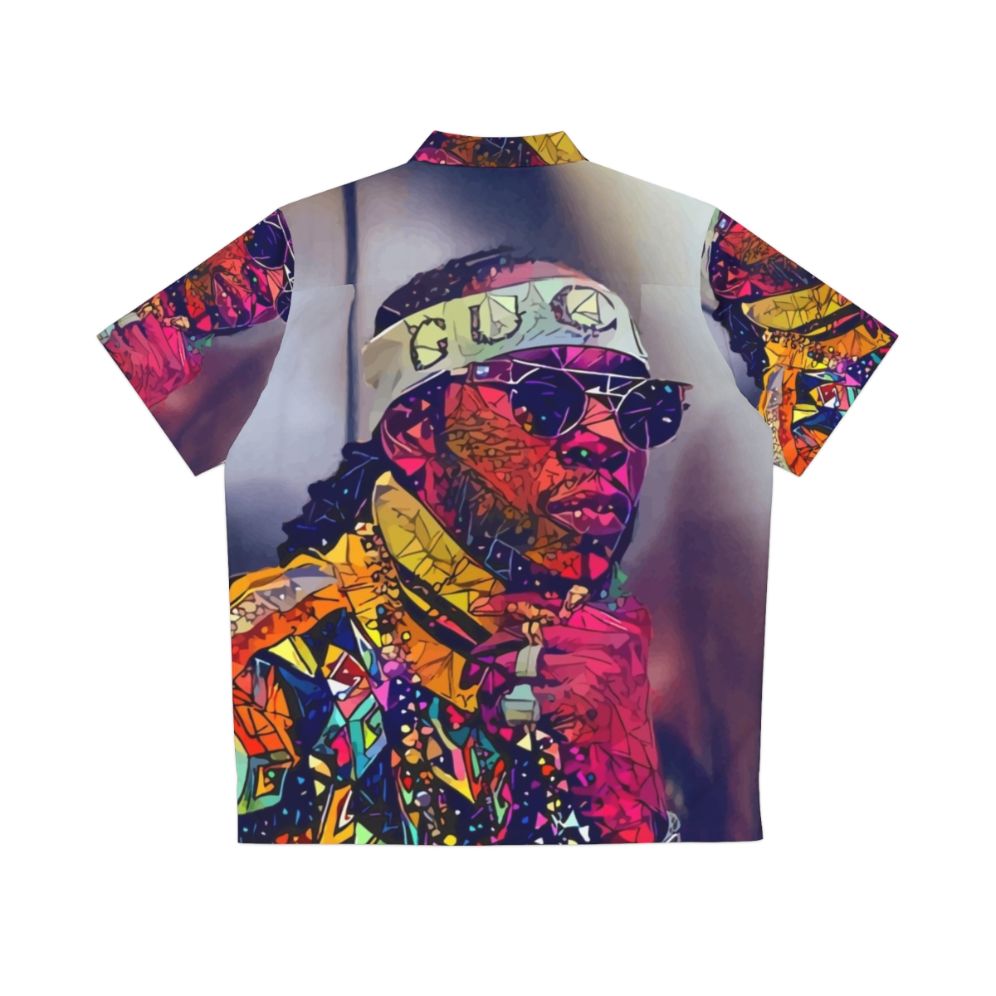 Abstract 2 Chainz Hawaiian Shirt - Back