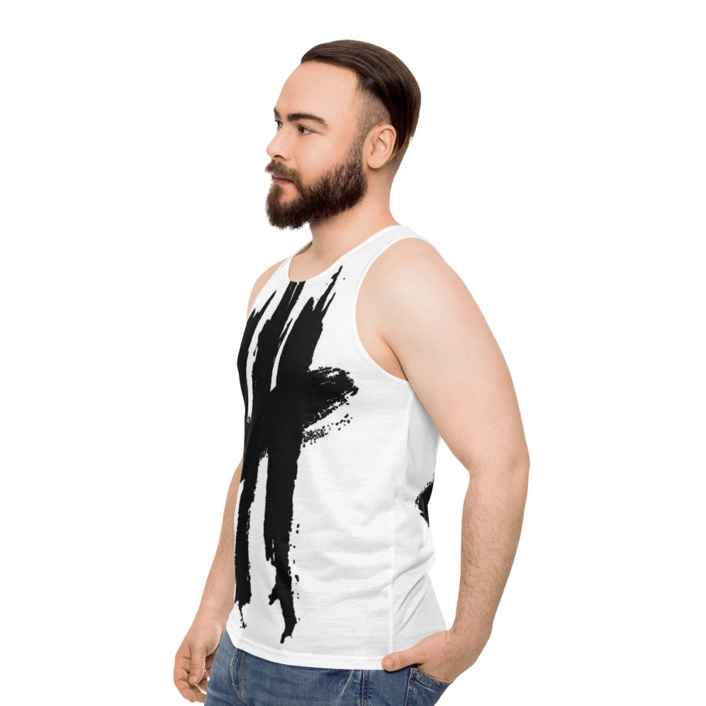 New Politics Unisex Alternative Rock Band Tank Top - men side