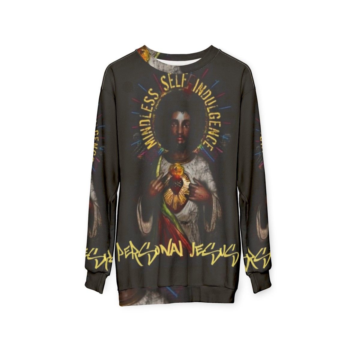 Mindless Self Indulgence Personal Jesus Alternative Music Sweatshirt - hanging