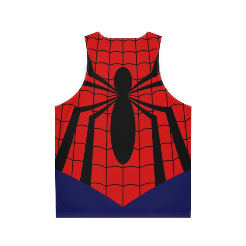 Ben And May Unisex Spider-Man Inspired Tank Top - Back