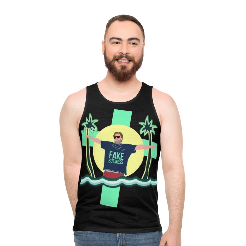 Tim Dillon Fake Business Unisex Dark Humor Tank Top - men