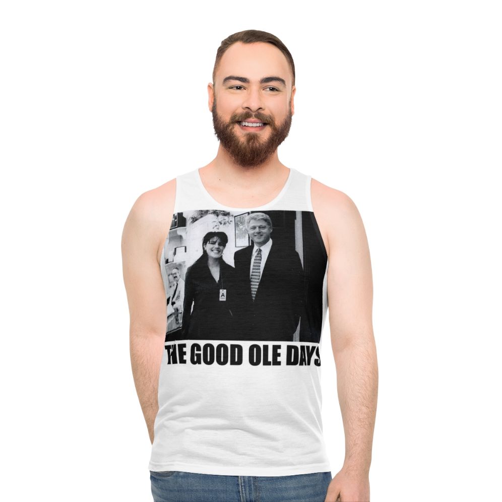 The Good Ole Days Clinton Lewinsky Unisex Tank Top - men