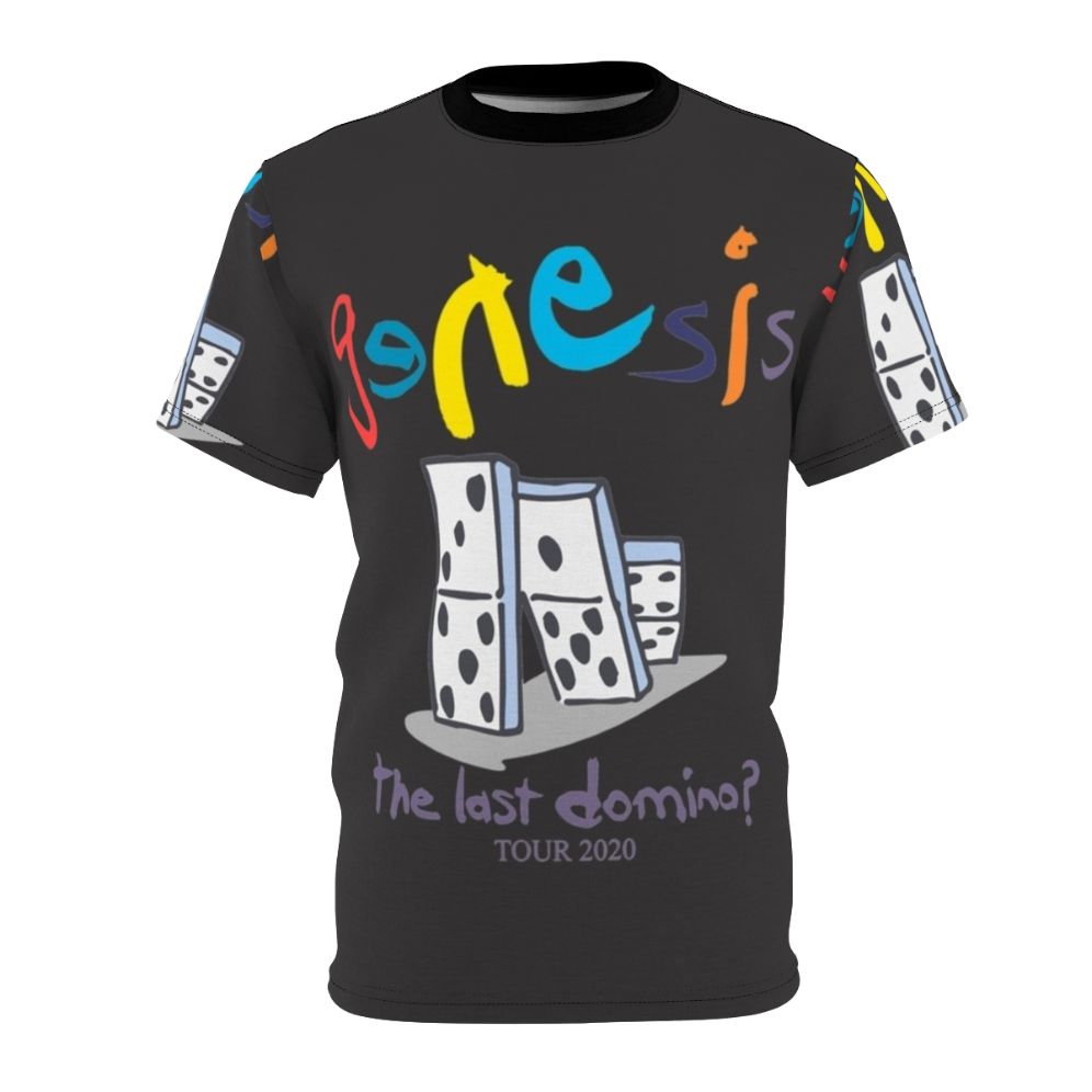 Graphic t-shirt with a playful design featuring a reference to the band Genesis