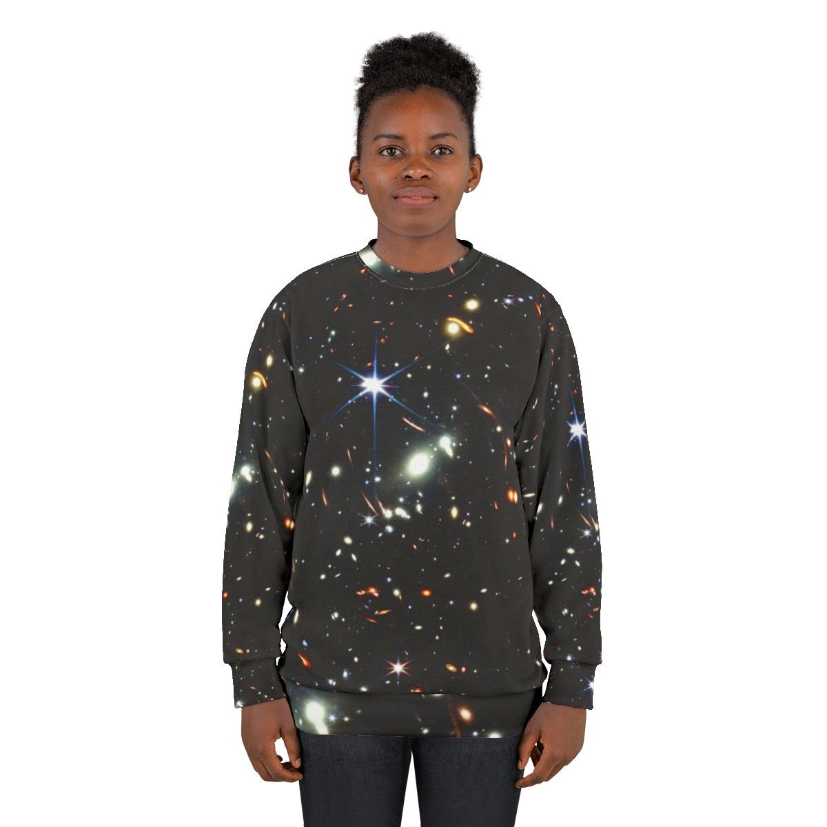 James Webb deep field space telescope sweatshirt - women