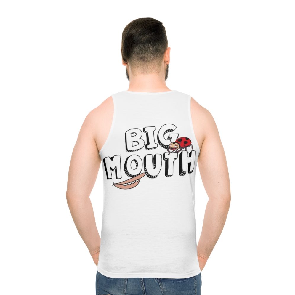 Unisex Big Mouth Netflix Graphic Tank Top - men back