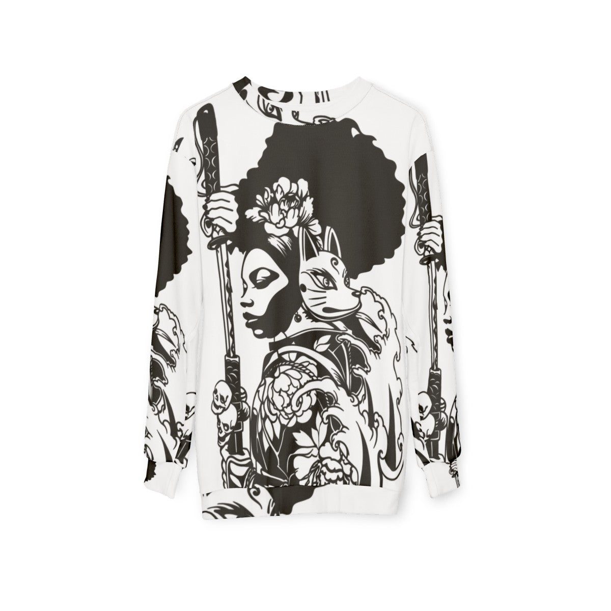 Afua Asantewaa Black History Sweatshirt - hanging