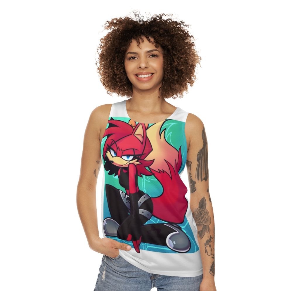 Fiona Fox Sonic the Hedgehog Archie Comics Unisex Tank Top - women