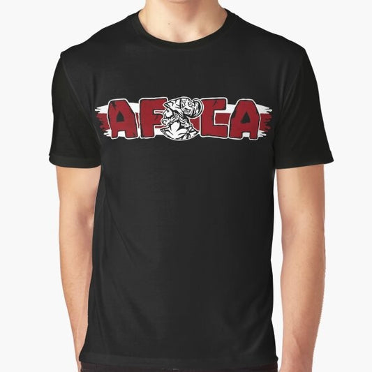 AFCA DESIGN Graphic T-Shirt with Football, Ultras, and Ajax Symbols