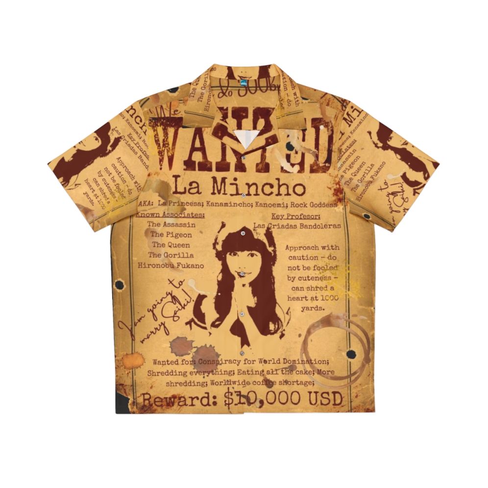 Band Maid La Mincho Wanted Poster Hawaiian Shirt