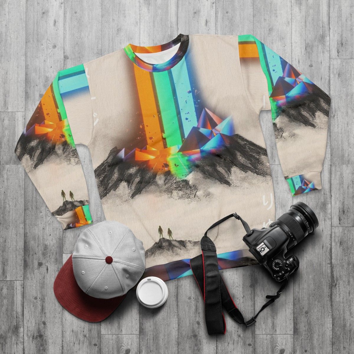 Imagine Dragons Inspired Sweatshirt - flat lay