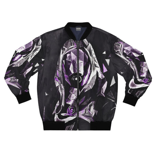 Mass Effect inspired Tali Bomber Jacket featuring Quarian design elements