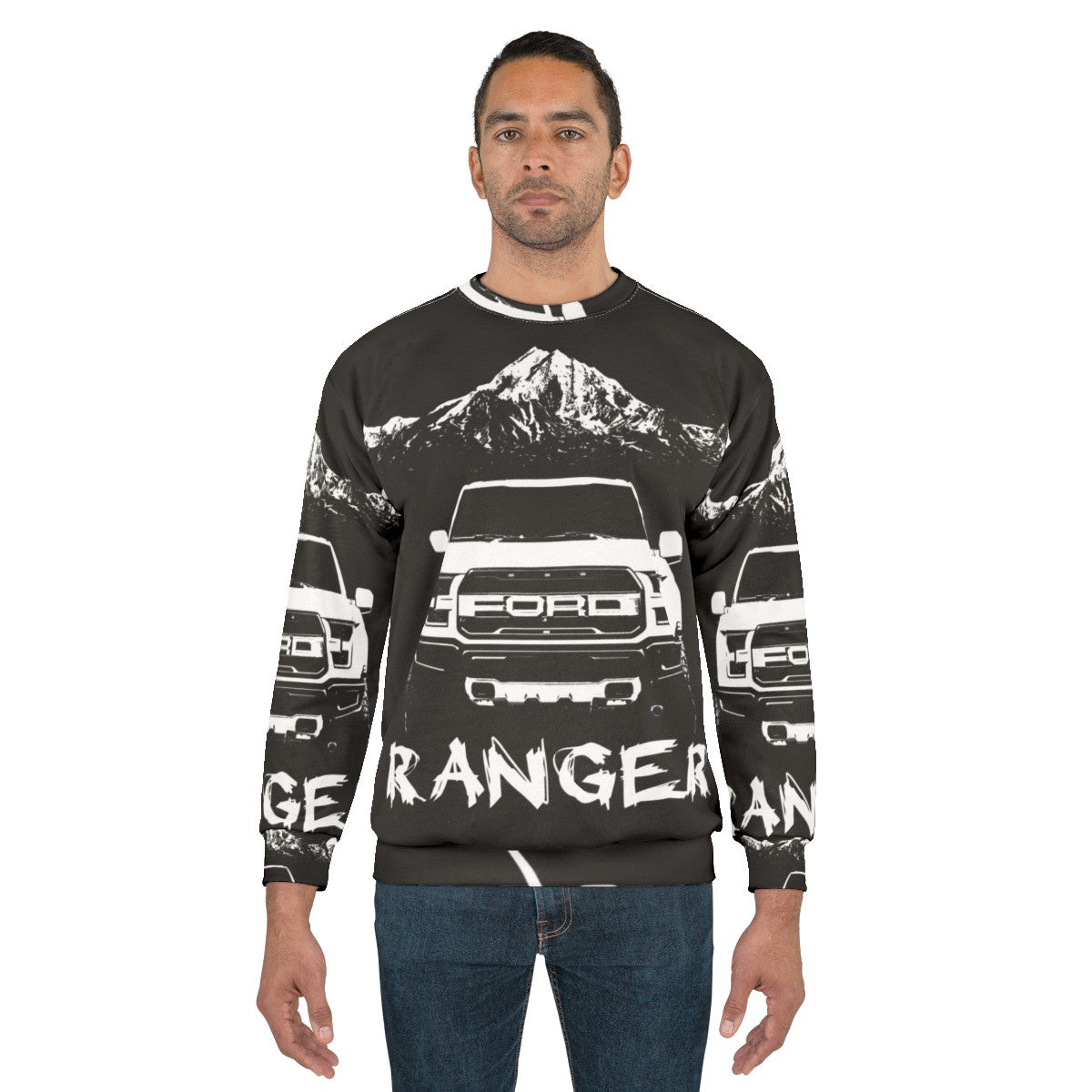 Ford Ranger Sweatshirt with Overlanding and Country Designs - men