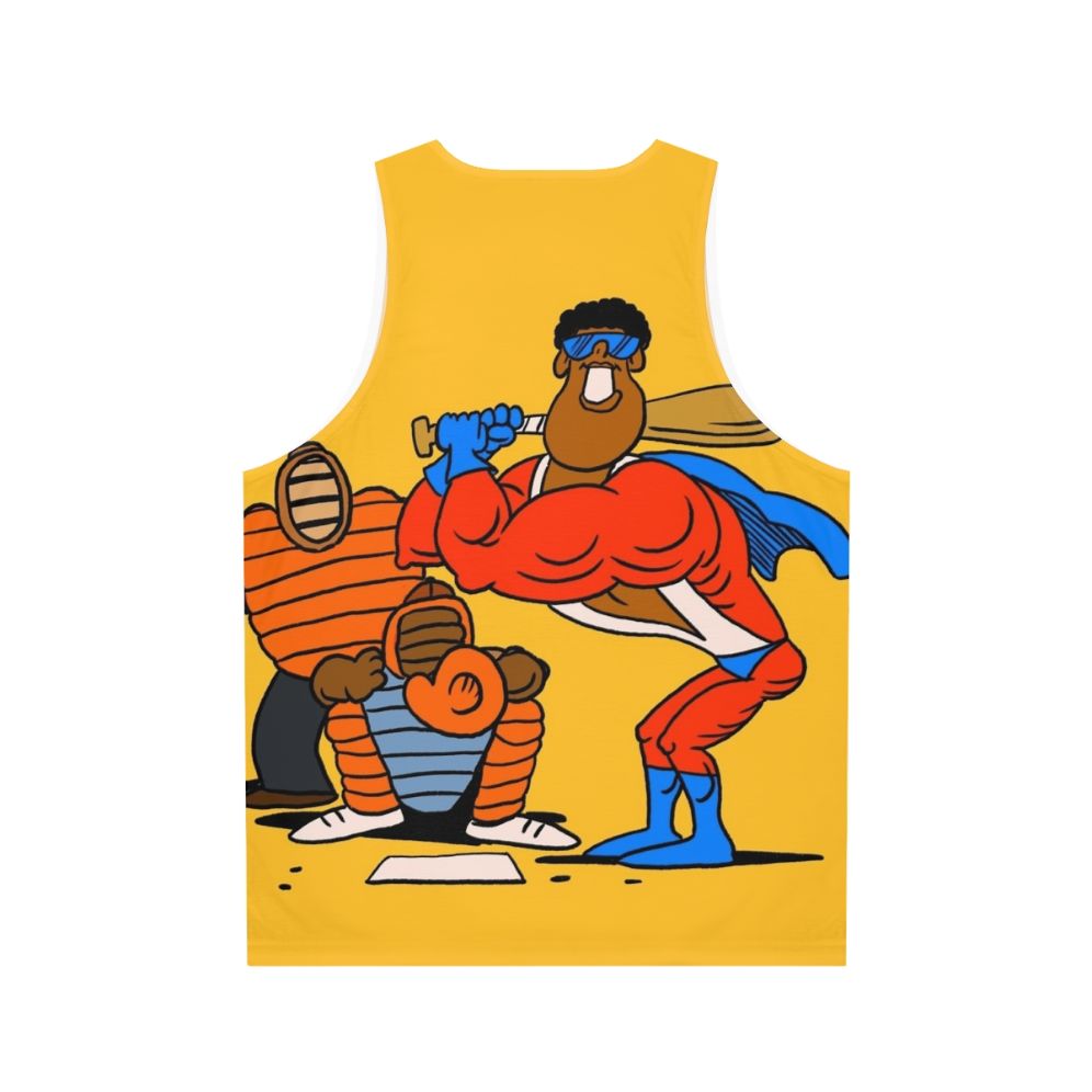 Retro cartoon unisex tank top - Back