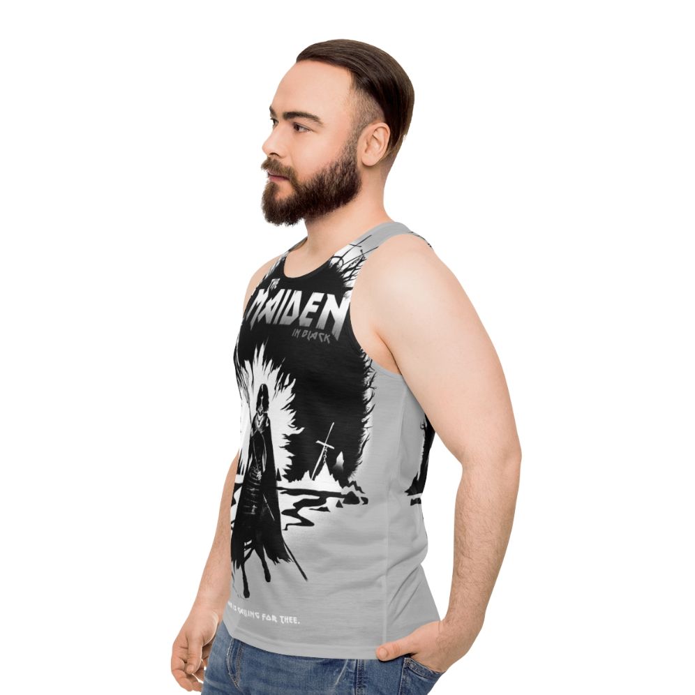 Dark Souls, Demons Souls, Bloodborne Unisex Tank Top - men side