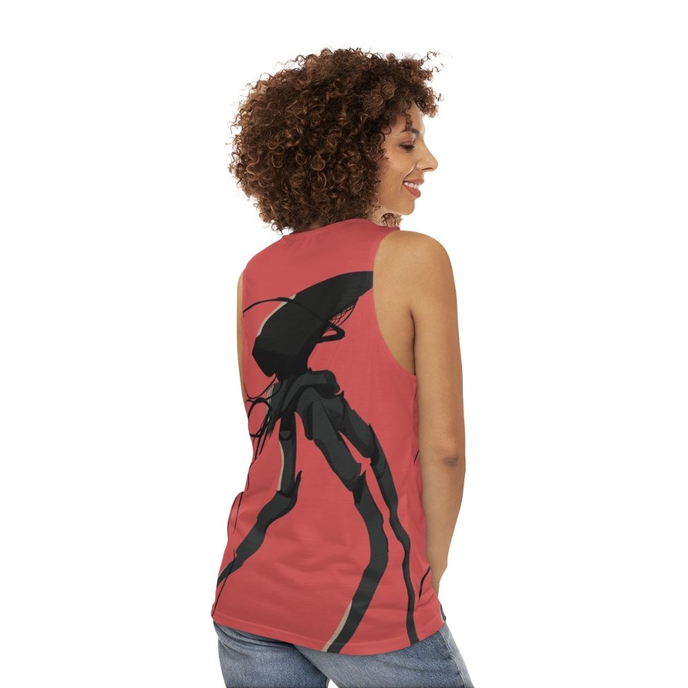 War of the Worlds Unisex Sci-Fi Graphic Tank Top - women back