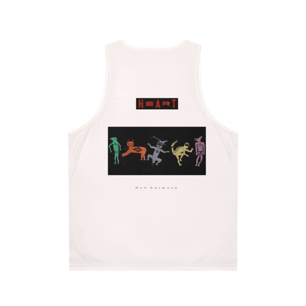 Heart Band's Classic 1987 'Bad Animals' Unisex Tank Top - Back