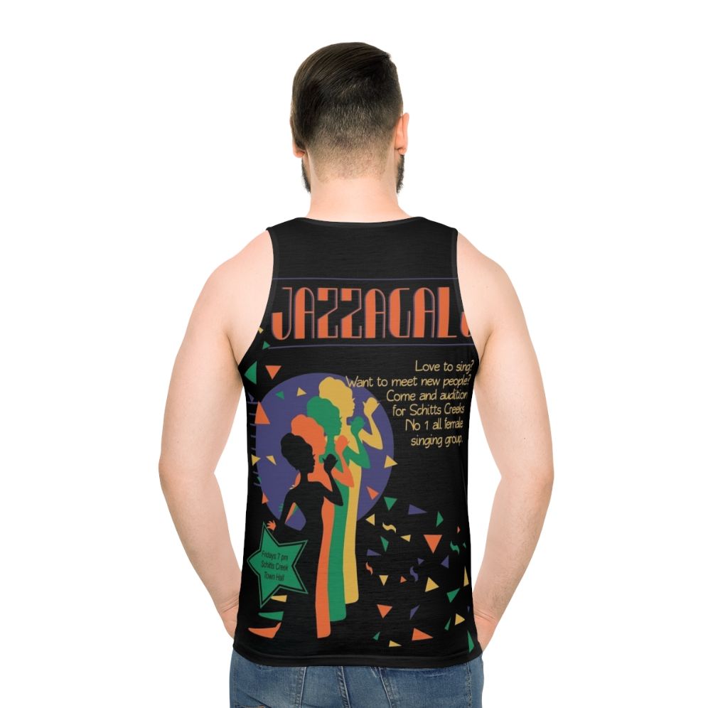 Schitts Creek Moira Rose Unisex Tank Top - men back