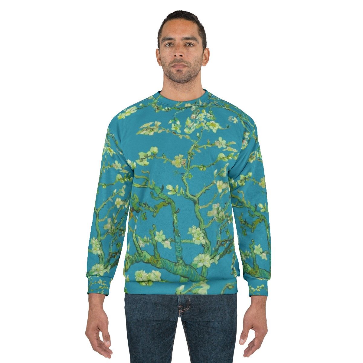 Almond blossom floral sweatshirt - men