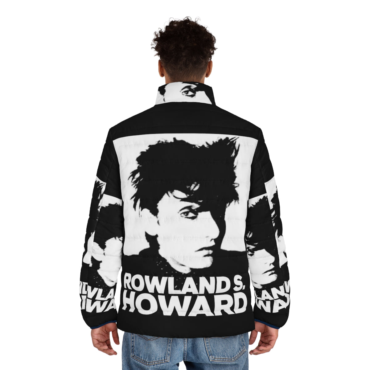 Rowland S Howard Puffer Jacket - Vintage Punk & Gothic Style - men back