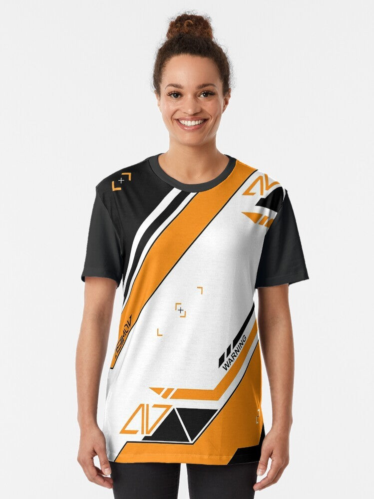 Counter Strike Global Offensive Asiimov Skin Graphic T-Shirt - Women