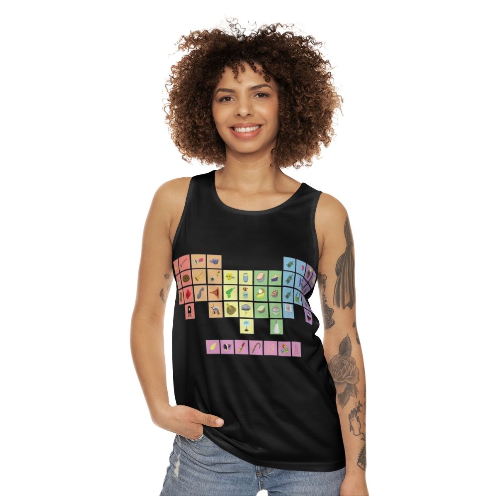 Periodic table of gags unisex tank top - women