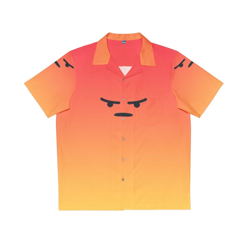 Angry React Hawaiian Shirt with meme design