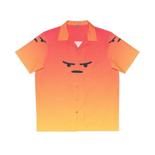 Angry React Hawaiian Shirt with meme design