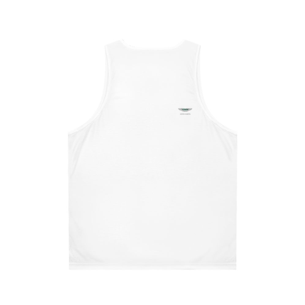 Aston Martin Logo Design Unisex Tank Top - Back