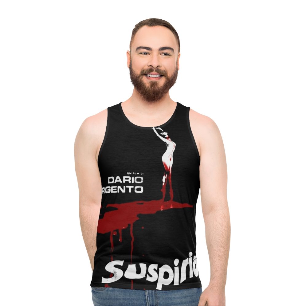 Suspiria horror themed unisex tank top - men