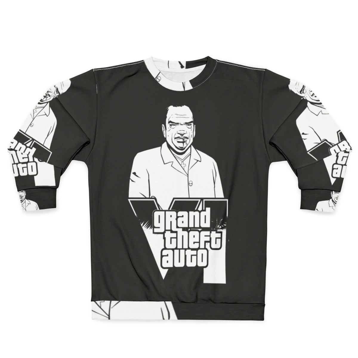 Grand Theft Auto Sweatshirt featuring classic GTA video game graphics