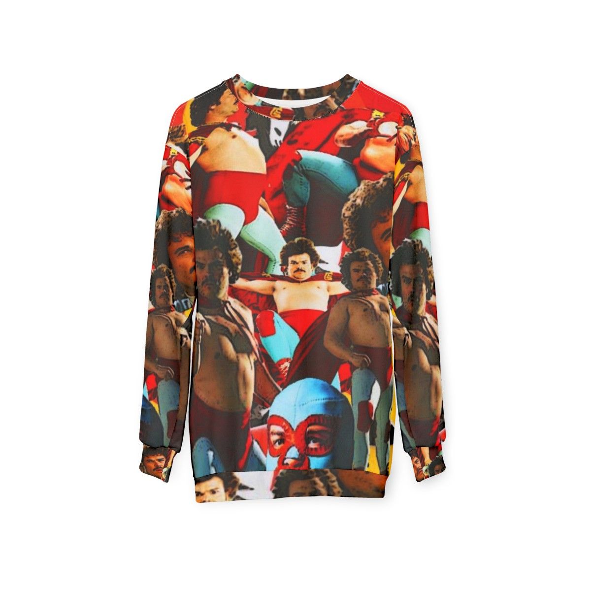 Nacho Libre Luchador Wrestler Sweatshirt - hanging