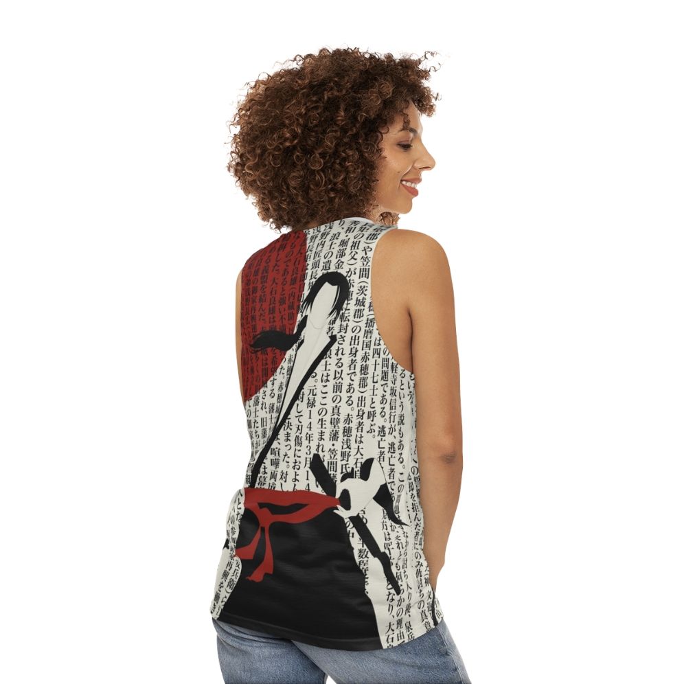 Ronin Samurai Unisex Tank Top - women back