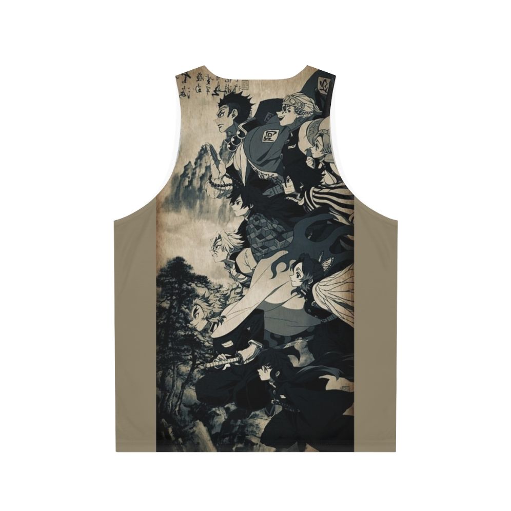 Demon Slayer inspired anime unisex tank top - Back