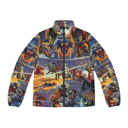 Masters of the Universe Puffer Jacket featuring He-Man and the Power of Grayskull