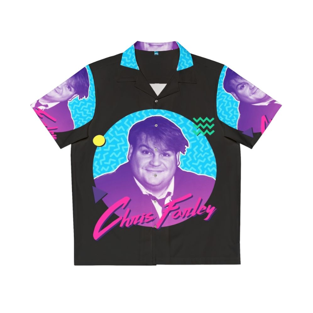 Chris Farley 90s Nostalgia Graphic Hawaiian Shirt